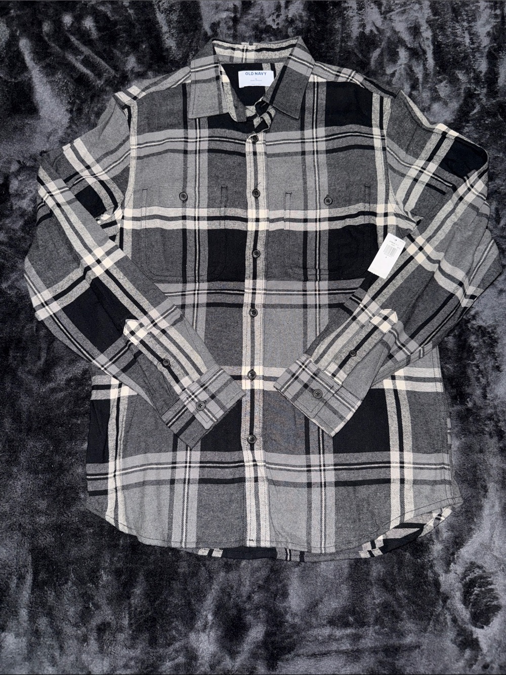 ON Men’s Double-Brushed Flannel Shirt - S